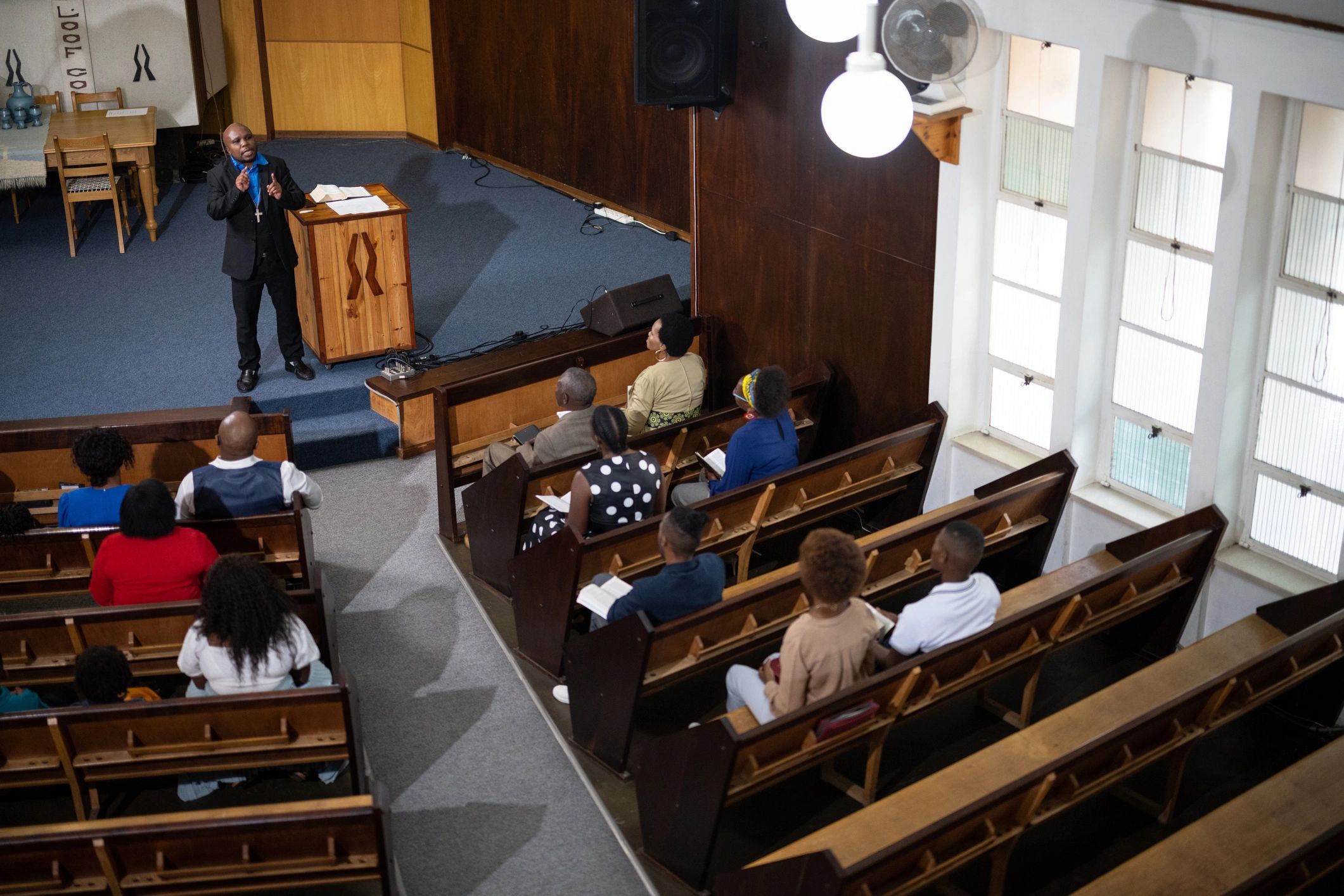 Congregation gathered for worship