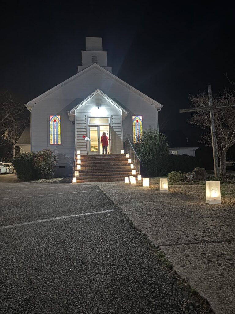 Christmas Eve Candelight Service at Kingston Springs United Methodist Church